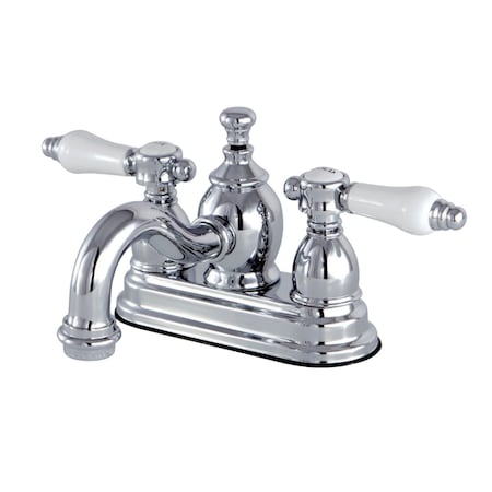 Kingston Brass KS7101BPL 4" Centerset Bathroom Faucet, Polished Chrome KS7101BPL